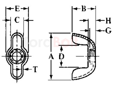 AMSI/ASME B18.17 Type D Style 1 Wing Nuts