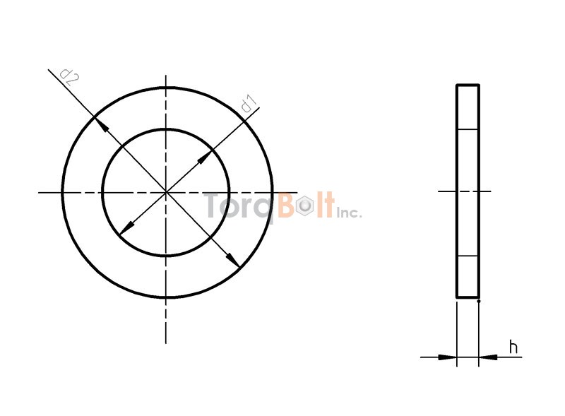 DIN 125A Plain Flat Washers