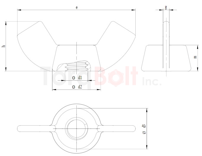 DIN 315 Wing Nuts