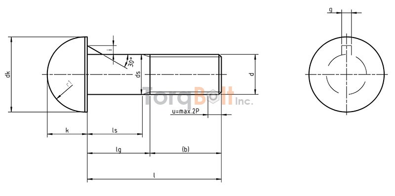 DIN 607 Carriage Bolts