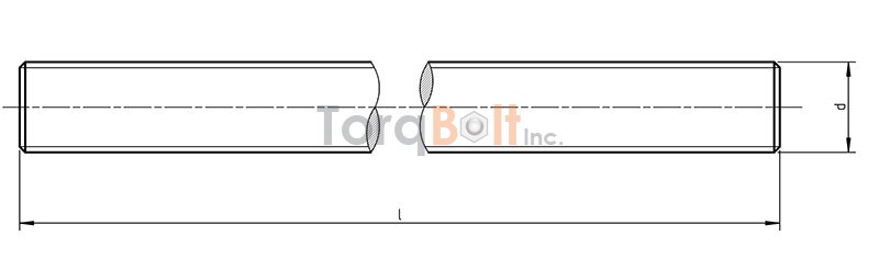 DIN 975 Plain End Stud Bolts/Threaded Rods