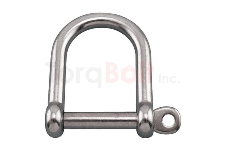 Wide D Shackle w/ Screw Pin