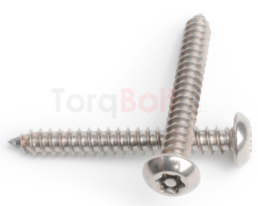 Hexalobular + Pin Button Self Tapping Security Screws