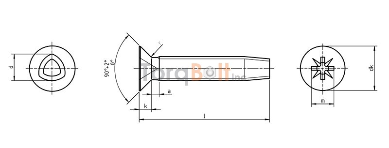 ISO 15480 Hex Washer Head Thread Forming Screws With ISO Threads
