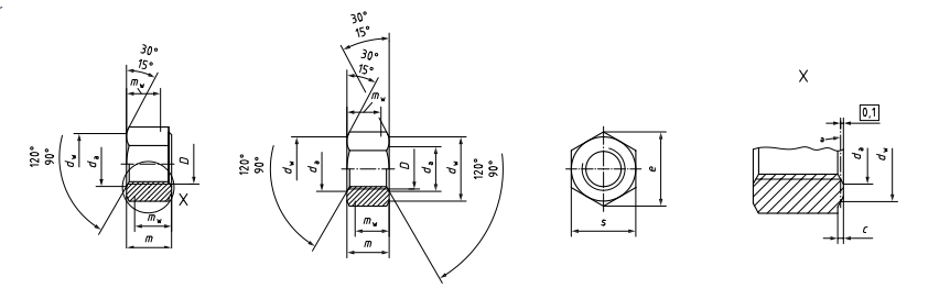 ISO 4033 Hexagon High Nuts - Style 2