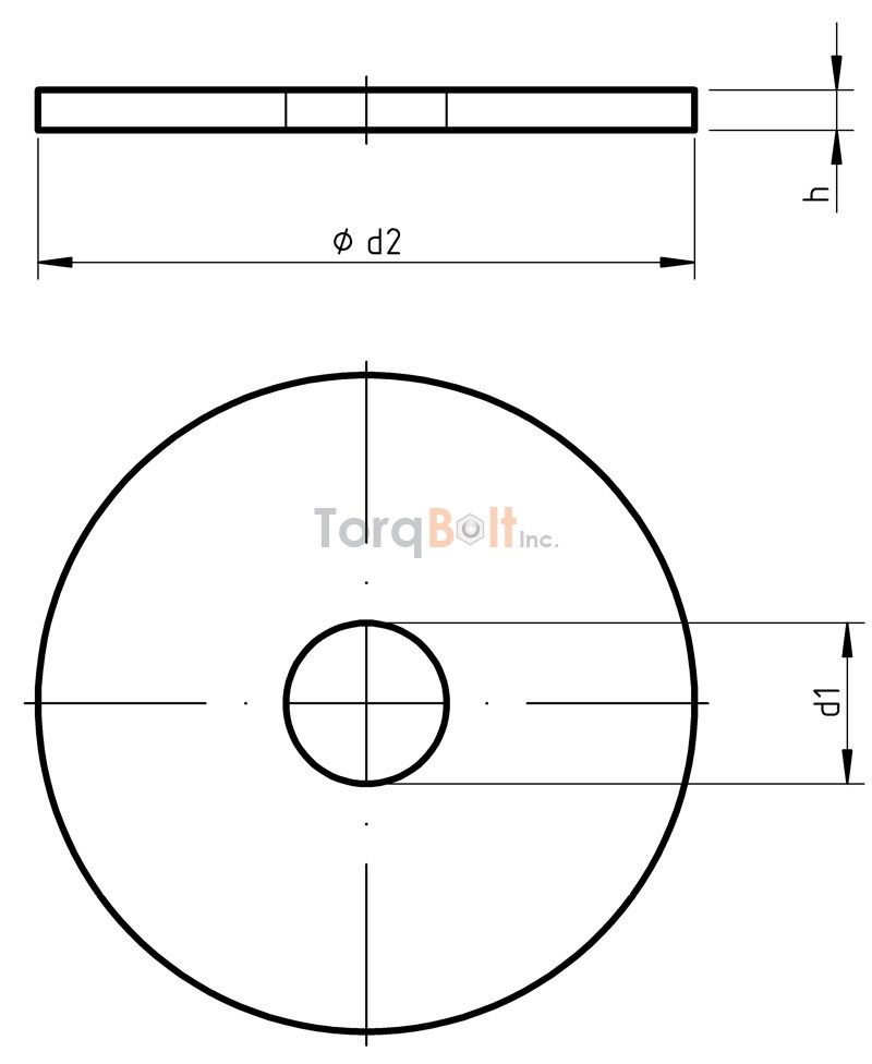 ISO 7094 Large Plain Washers for Wood Construction